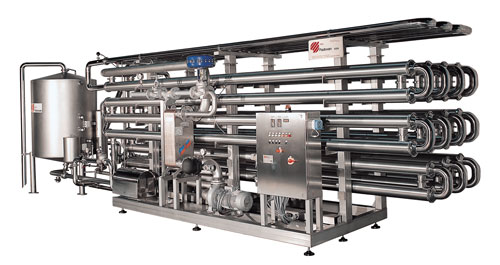 Pasteurizer in-line